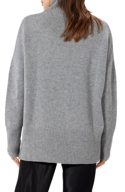 Shop Sophie Rue Wool & Cashmere Turtleneck Sweater In H Grey