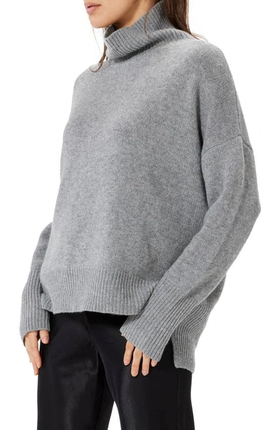 Shop Sophie Rue Wool & Cashmere Turtleneck Sweater In H Grey