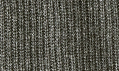 Shop Lucky Brand Quarter Zip Tweed Sweater In Charcoal Heather Grey