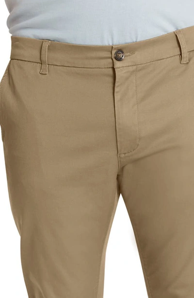 Shop Johnny Bigg Ledger Slim Fit Stretch Cotton & Modal Chinos In Sand