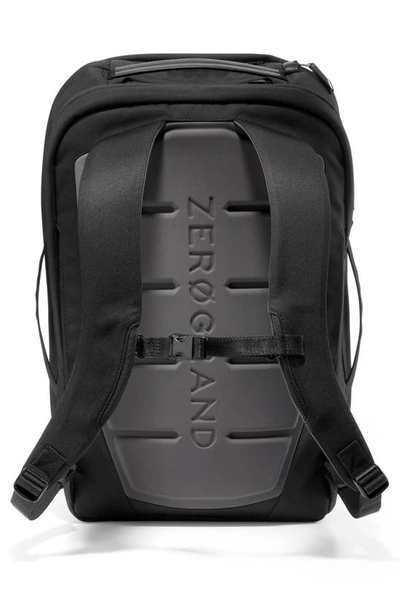 Shop Cole Haan Zerogrand 72 Hour Leather Backpack In Black