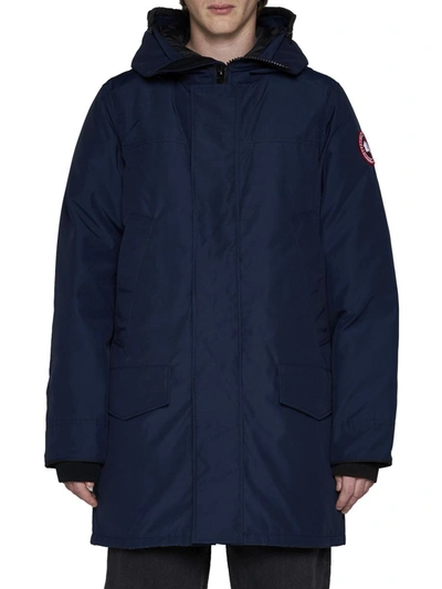 Shop Canada Goose Coats In Atlantic Navy