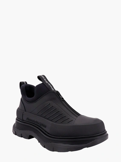Shop Alexander Mcqueen Man Moto Tread Slick Man Black Sneakers