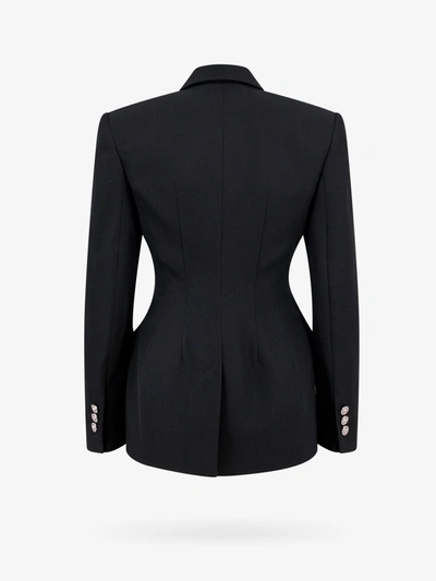 Shop Versace Woman Blazer Woman Black Blazers E Vests