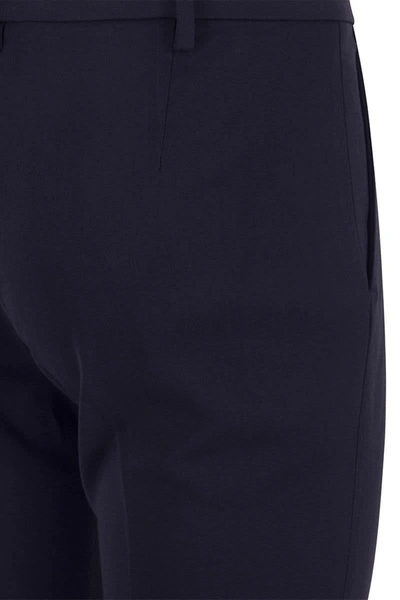 Shop Etro Tailored Trousers In Blue