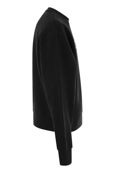 Moncler Men's Logoed Sweatshirt In Black