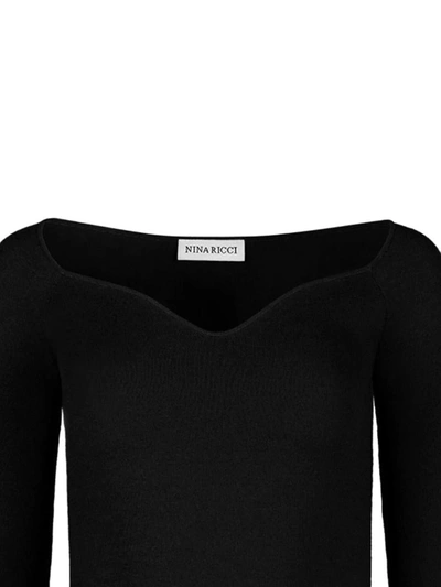Shop Nina Ricci Sweater In U Noir