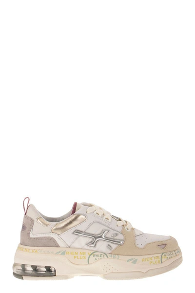 Shop Premiata Draked 308 - Sneakers In White/ivory