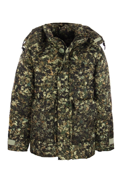 Shop The North Face Parka '73 - Hooded Down Jacket In Camouflage
