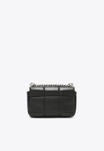Shop Dsquared2 D2 Quilted Leather Crossbody Bag In Black