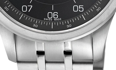 Gevril Jones St. Swiss Automatic Bracelet Watch, 45mm In Silver