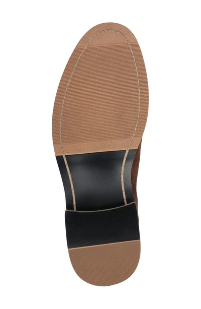 Vance Co. Men's Marshall Wide Width Tru Comfort Foam Pull-on Round Toe Chelsea Boots In Brown