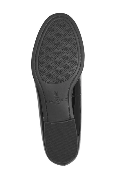 Shop Bandolino Linzer Patent Tassel Loafer In Black