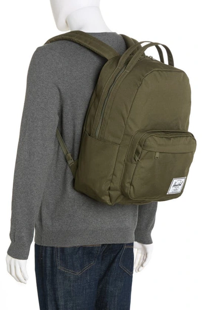 Shop Herschel Supply Co Miller Backpack In Ivy Green