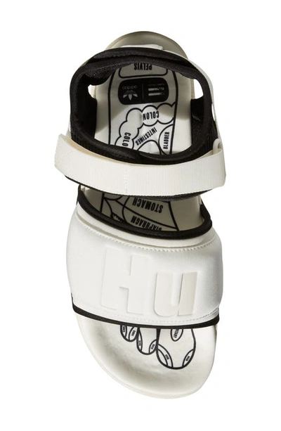 Shop Adidas Originals Human Made Adilette 2.0 Sandal In Off White