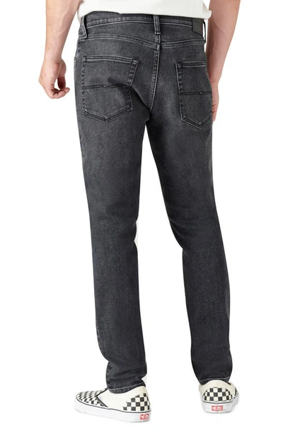 Shop Lucky Brand 411 Athletic Fit Tapered Jeans In Black Lake