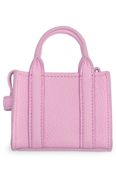 Shop Marc Jacobs The Nano Tote Bag Charm In Fluro Candy Pink