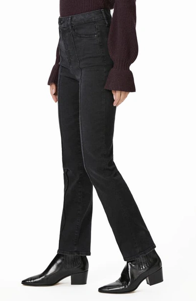 Shop Paige Cindy Pintuck Ultra High Waist Straight Leg Jeans In Slater