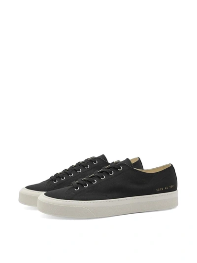 Shop Common Projects Tournament Low Classic Sneakers In Black
