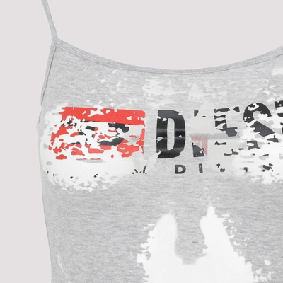 Shop Diesel D-hoper-devo Dress In Grey