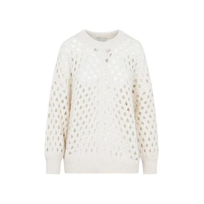 Shop Isabel Marant Tane Sweater In Nude &amp; Neutrals