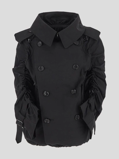 Shop Junya Watanabe Coats In Black