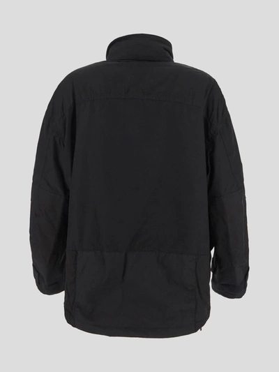 Shop Junya Watanabe Pouch Style Pockets Jacket In Black