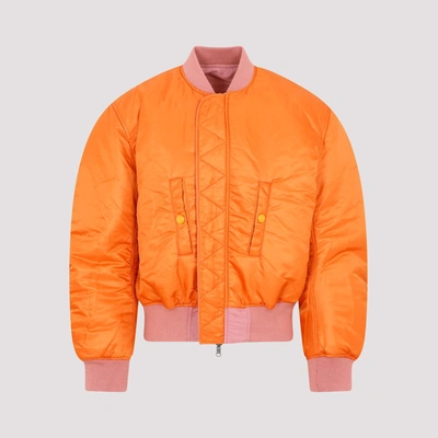 Shop Martine Rose Martin Rose Classic Bomber Jacket In Pink &amp; Purple