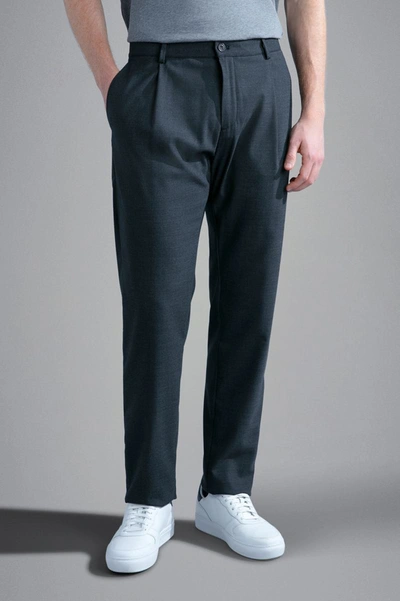 Shop Paul & Shark Pants In Grey