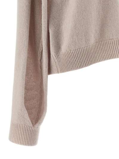 Shop Ramael 'dorsal' Sweater In Beige