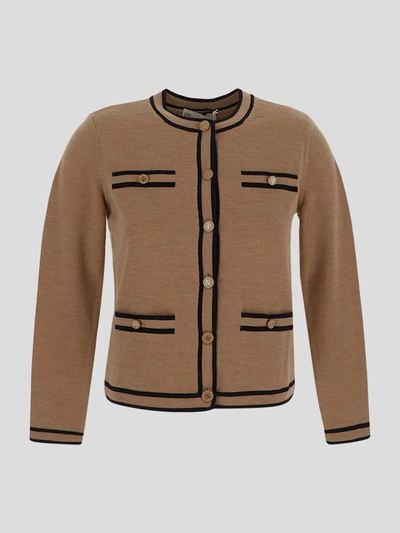 Shop Tory Burch Sweaters In Brown