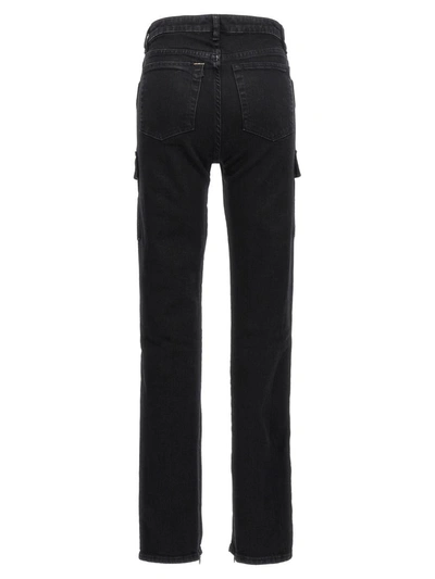 Shop 3x1 'kaya Cargo' Jeans In Black