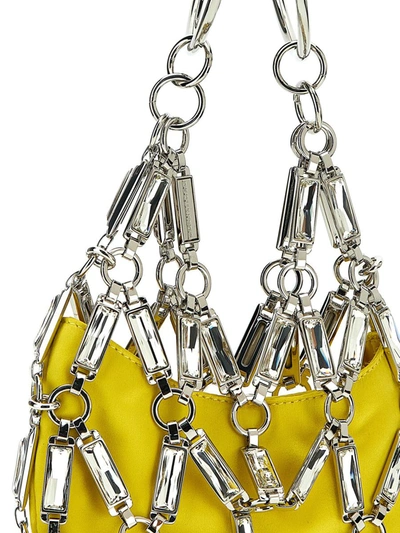 Shop Dsquared2 'cage' Handbag In Yellow