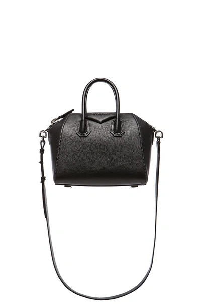 Shop Gucci Mini Sugar Antigona In Black