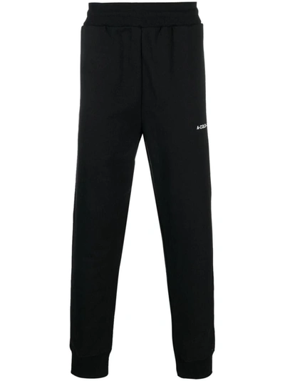 Shop A-cold-wall* Essentials Small Logo Jersey Pants In Black