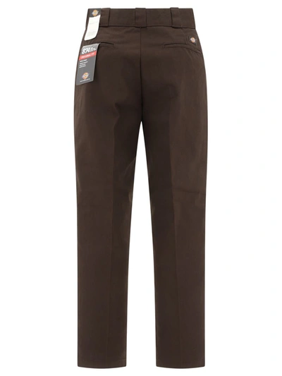 Shop Dickies "874" Trousers In Brown