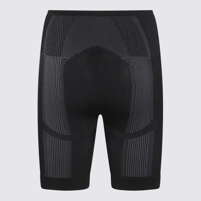 Shop Misbhv Muted Black Stretch Logo Shorts
