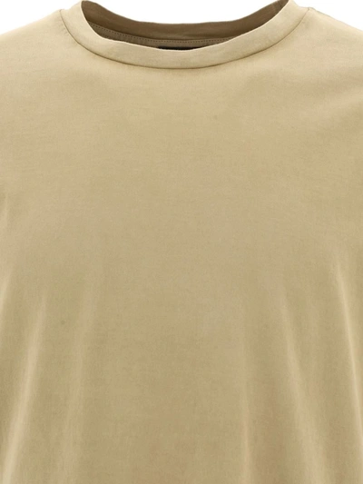 Shop Roberto Collina Washed Out T-shirt In Beige