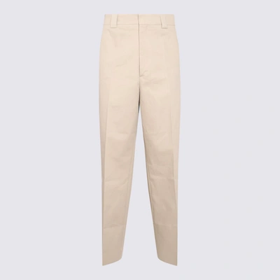 Shop Fear Of God Beige Cotton Pants