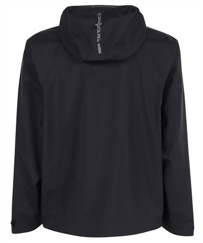 Shop Moncler Grenoble Villair Technical Fabric Hooded Jacket In Black