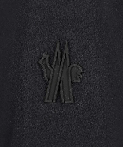 Shop Moncler Grenoble Villair Technical Fabric Hooded Jacket In Black