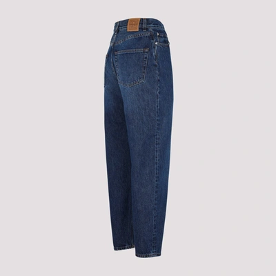 Shop Totême Tapered Jeans In Blue