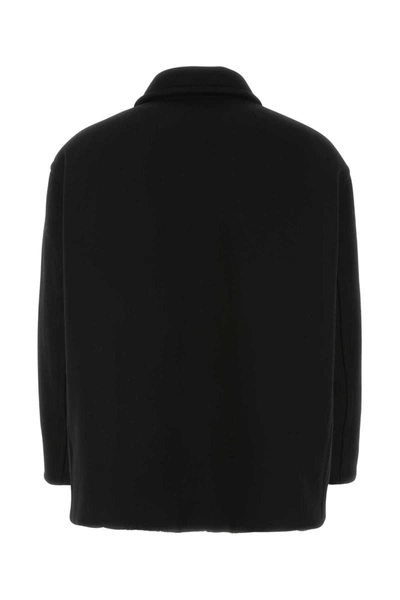 Shop Valentino Garavani Coats In Black