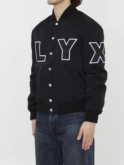 Alyx Logo Varsity Jacket In Black