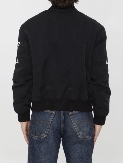 Alyx Logo Varsity Jacket In Black