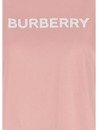 Shop Burberry Logo T-shirt Pink