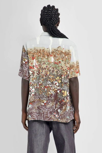 Kapital Aloha Convertible-collar Printed Crepe Shirt In Multicolor