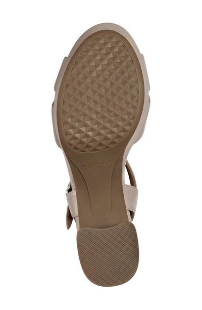 Shop Aerosoles Cosmos Sandal In Beige Leather