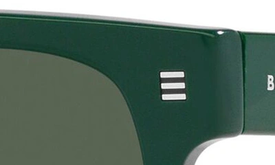 Shop Burberry Hayden 54mm Rectangular Sunglasses In Green