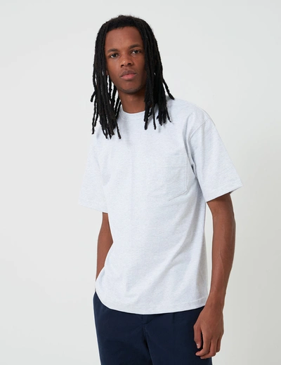 Shop Camber Pocket T-shirt (8oz) In Grey
